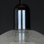 Carlo Nason Murano Glass Pendant Lamp: Mazzega Italian Lighting, 1960s