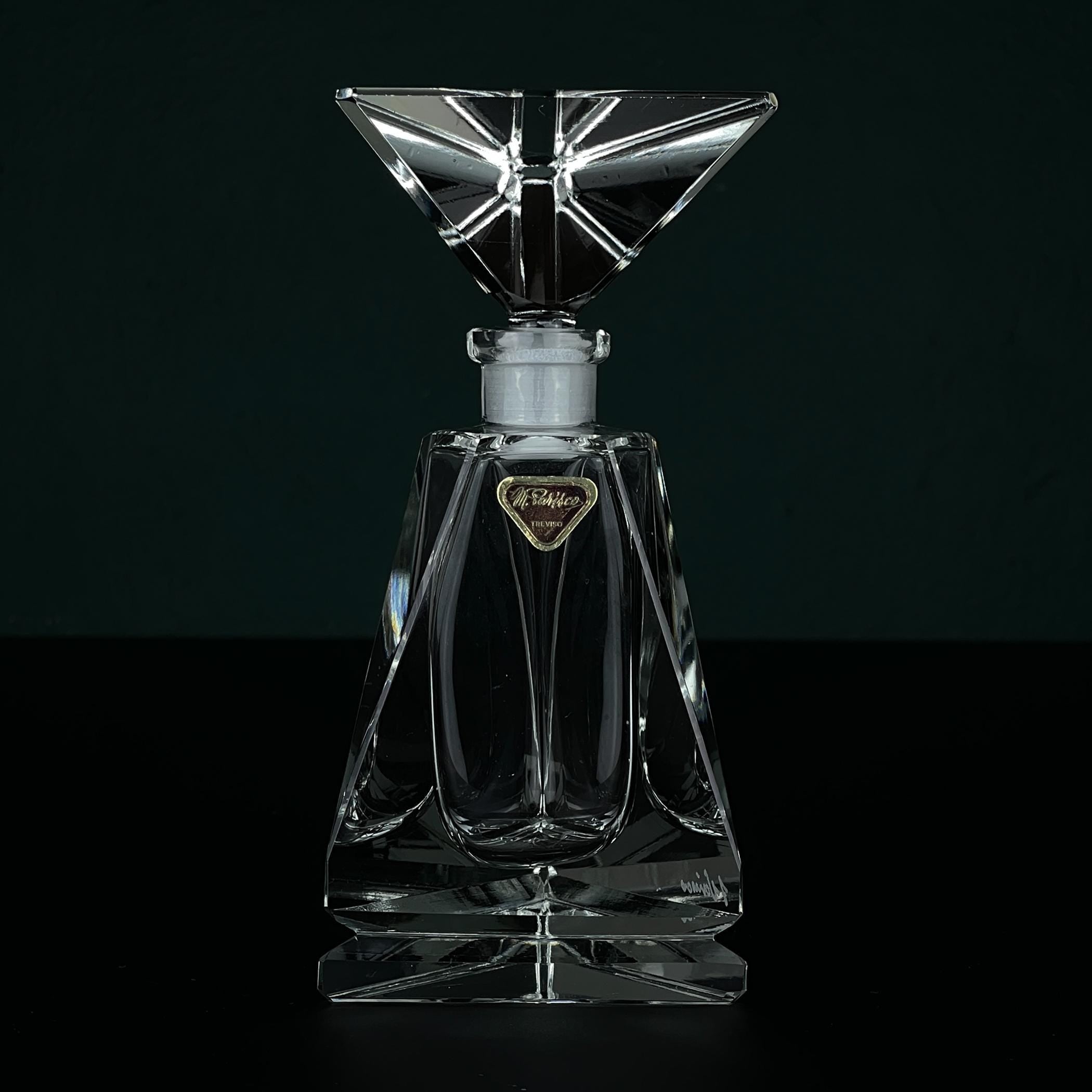 Original crystal perfume bottle by Italo Varisco for Varisco, Italy, 1960s
