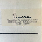 Vintage school education display Die Baumwolle (Cotton) by Josef Galler, Germany 1960s