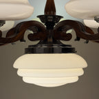 Art Deco Large Chandelier, Italy 1950s
