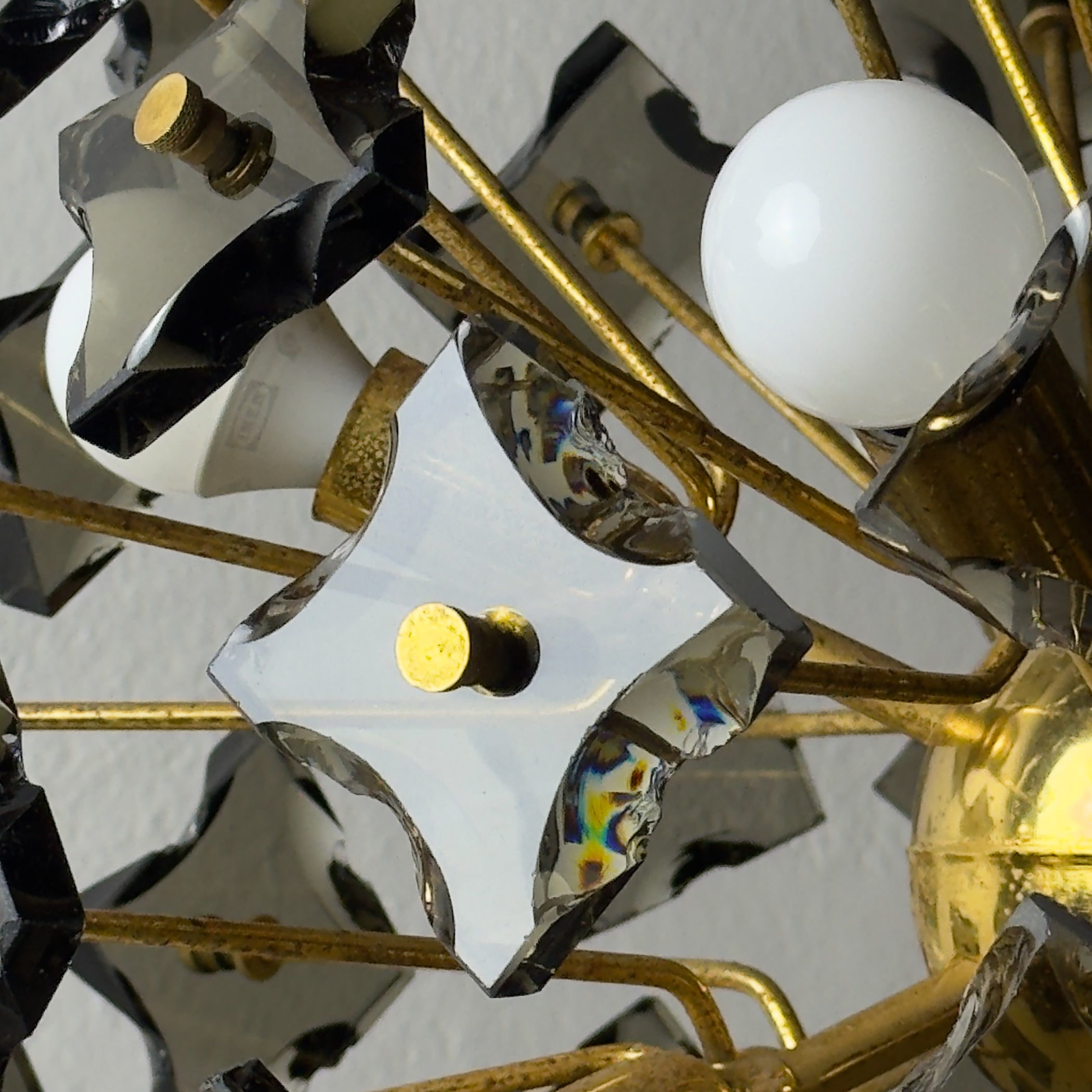 Mid-century Sputnik chandelier by Fontana Arte, Italy 1970s