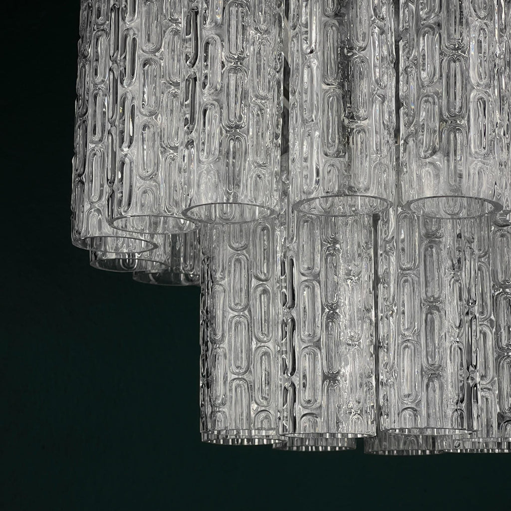 Classic Murano chandelier Tronchi by Venini, Italy 1960s