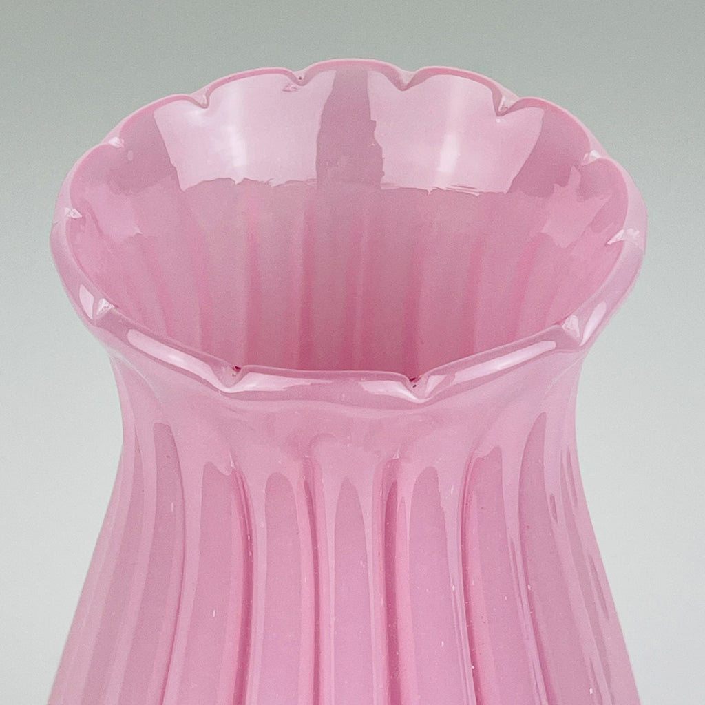 Vintage pink vase by Archimede Seguso, Italy 1950s