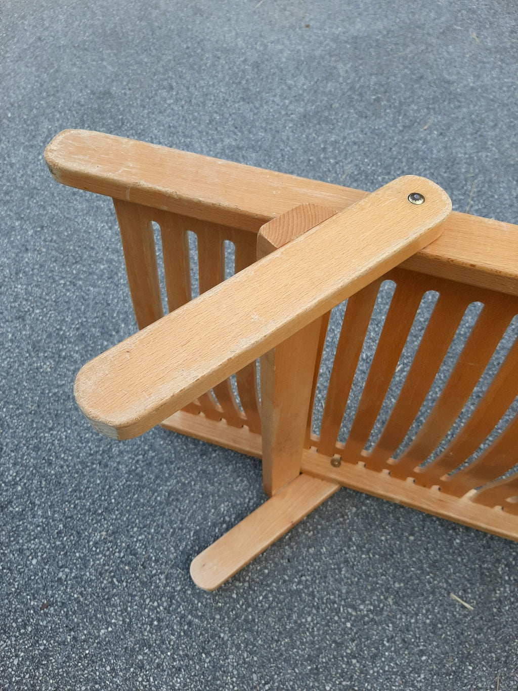 Vintage Rex Kralj Wood Daybed: Scandinavian Style Kids Bed