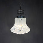 Carlo Nason Murano Glass Pendant Lamp: Mid-Century Modern Mazzega Lighting