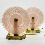 Vintage Italian Table Lamps: Mid-Century Modern Space Age UFO Lights