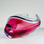 Vintage small murano vase Italy 1970s, Mid-century modern design