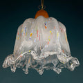 Vintage Murano Glass Pendant Lamp: Sylcom Italian Murrine Lighting