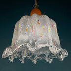 Vintage Murano Glass Pendant Lamp: Sylcom Italian Murrine Lighting