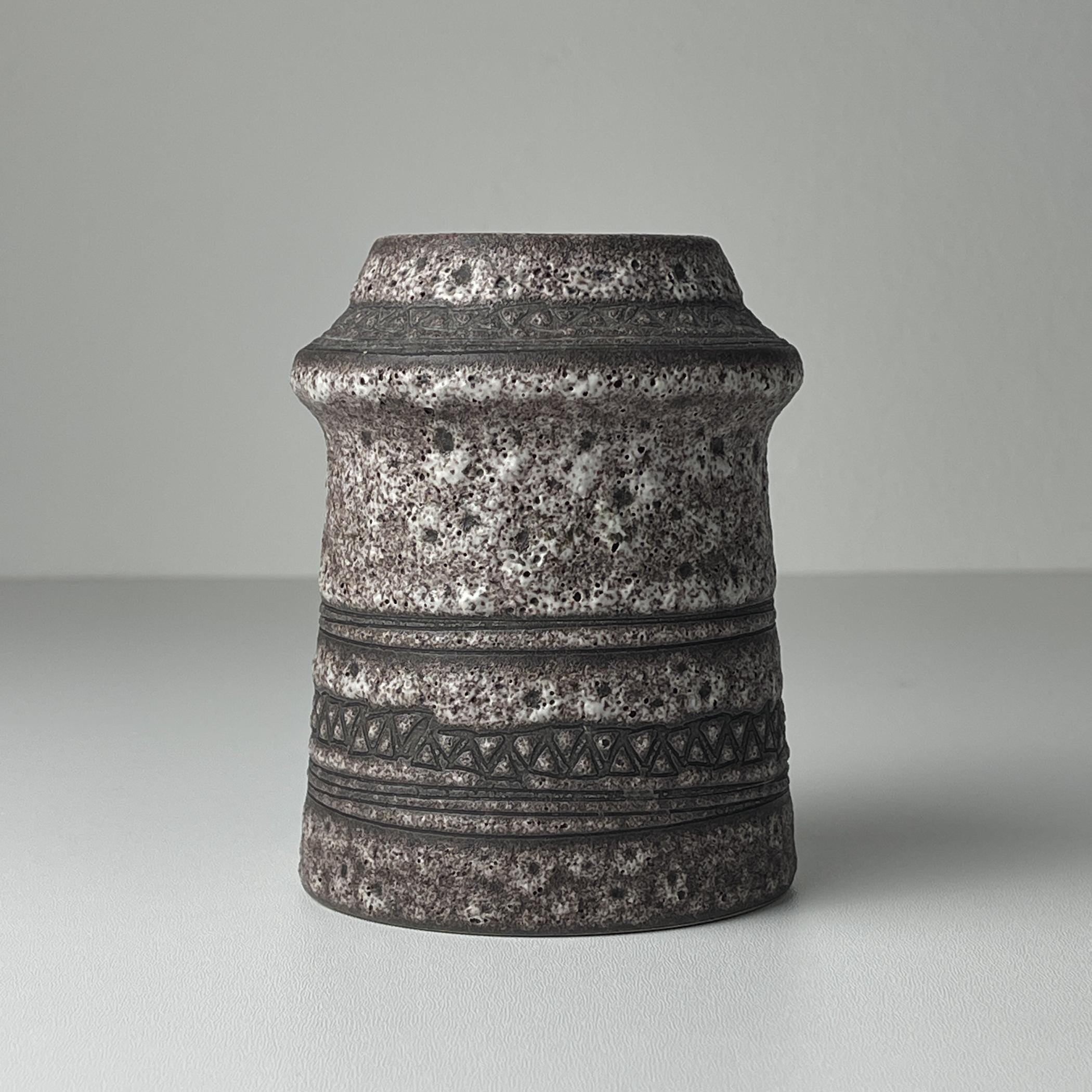 Vintage ceramic vase, Italy 1980s, Mid-century home decor