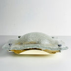 Vintage murano wall lamp, Italy 1970s MCM murano sconce
