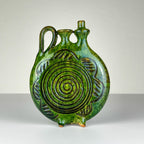 Vintage ceramic bottle by Velimir Dordevic, Serbia, 1970s