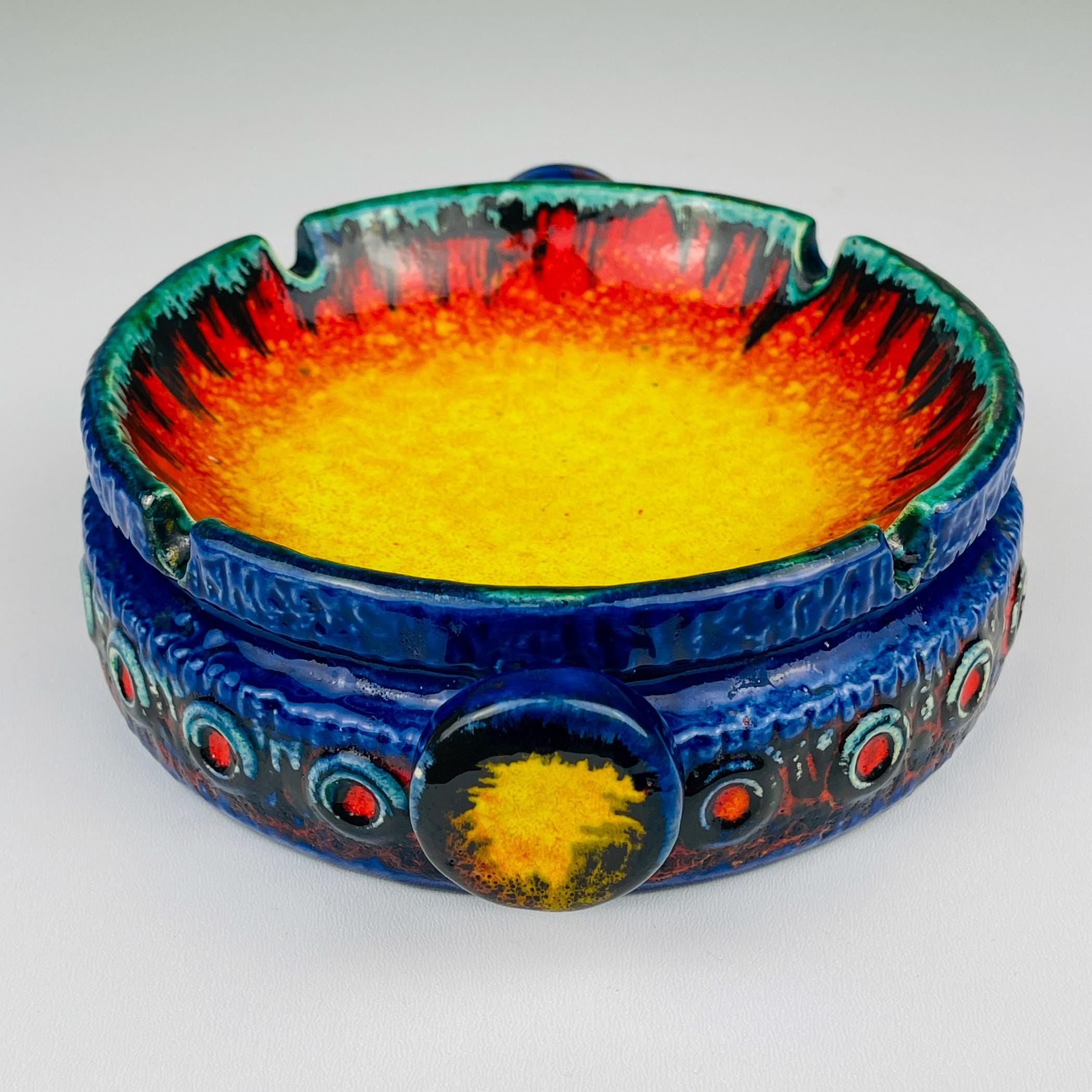 Vintage Dumler & Breiden Ceramic Ashtray: West German Mid-Century Decor