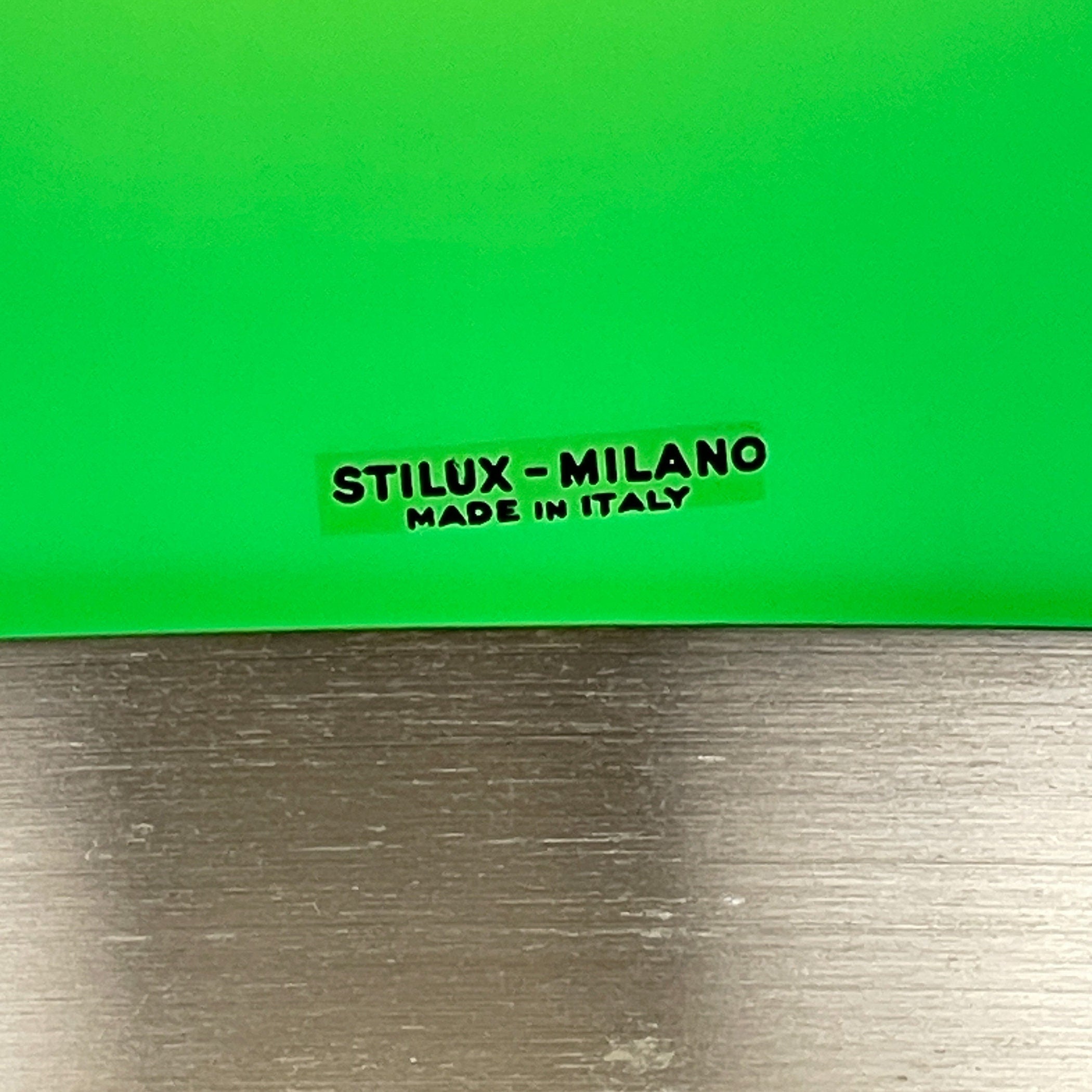 Mid-century green plastic pendant lamp by Stilux Milano, Italy, 1972, Vintage home decor