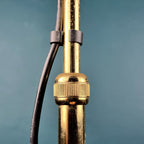 1970s Relux Milano Brass Floor Lamp: Mid-Century Modern Italian Lighting