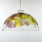 Vintage La Murrina Murano Glass Pendant Lamp: Italian MCM Lighting