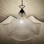 Murano glass pendant lamp Italy '70s Mid-century modern lighting