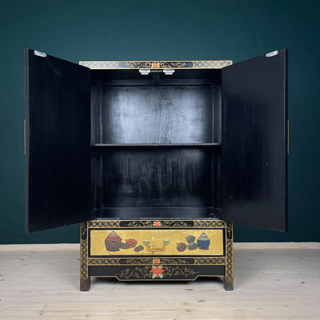 Mid-Century Italian Cabinet, Style Chinoiserie, 1950s