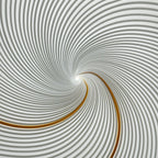 Classic swirl murano pendant lamp Vetri Murano, Italy 1970s