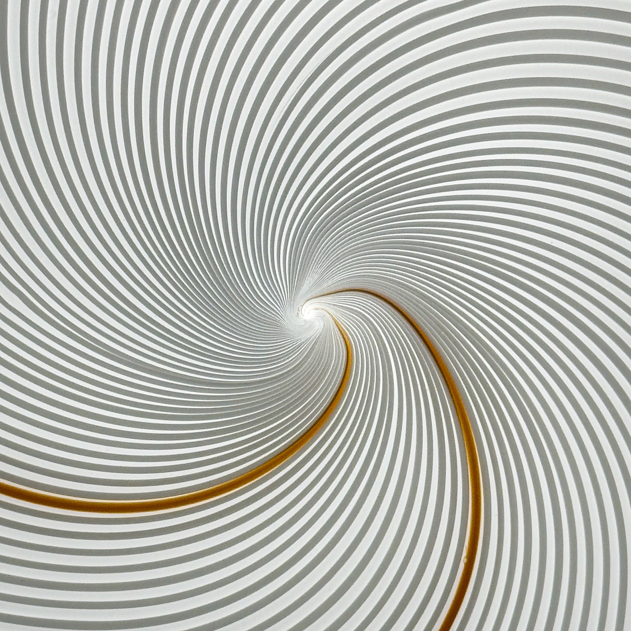 Classic swirl murano pendant lamp Vetri Murano, Italy 1970s