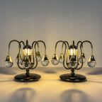 Vintage murano table lamps, Set of 2, Italy 1960s