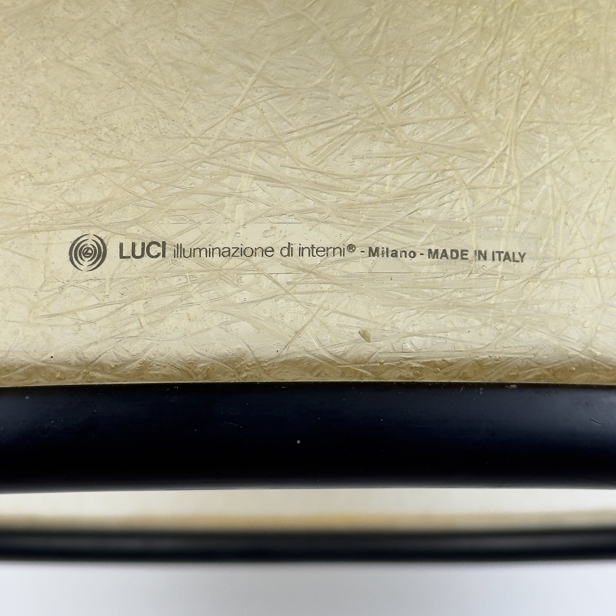 Large vintage pendant lamp by Idea Studio Techno Design for Luci Milano, Italy 1970s