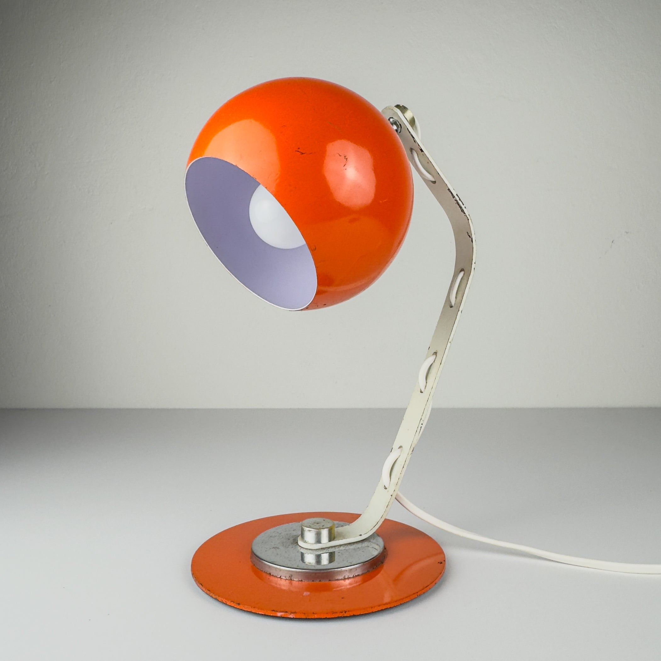 Mid-Century Eyeball Desk Lamp, Italy, 1970s