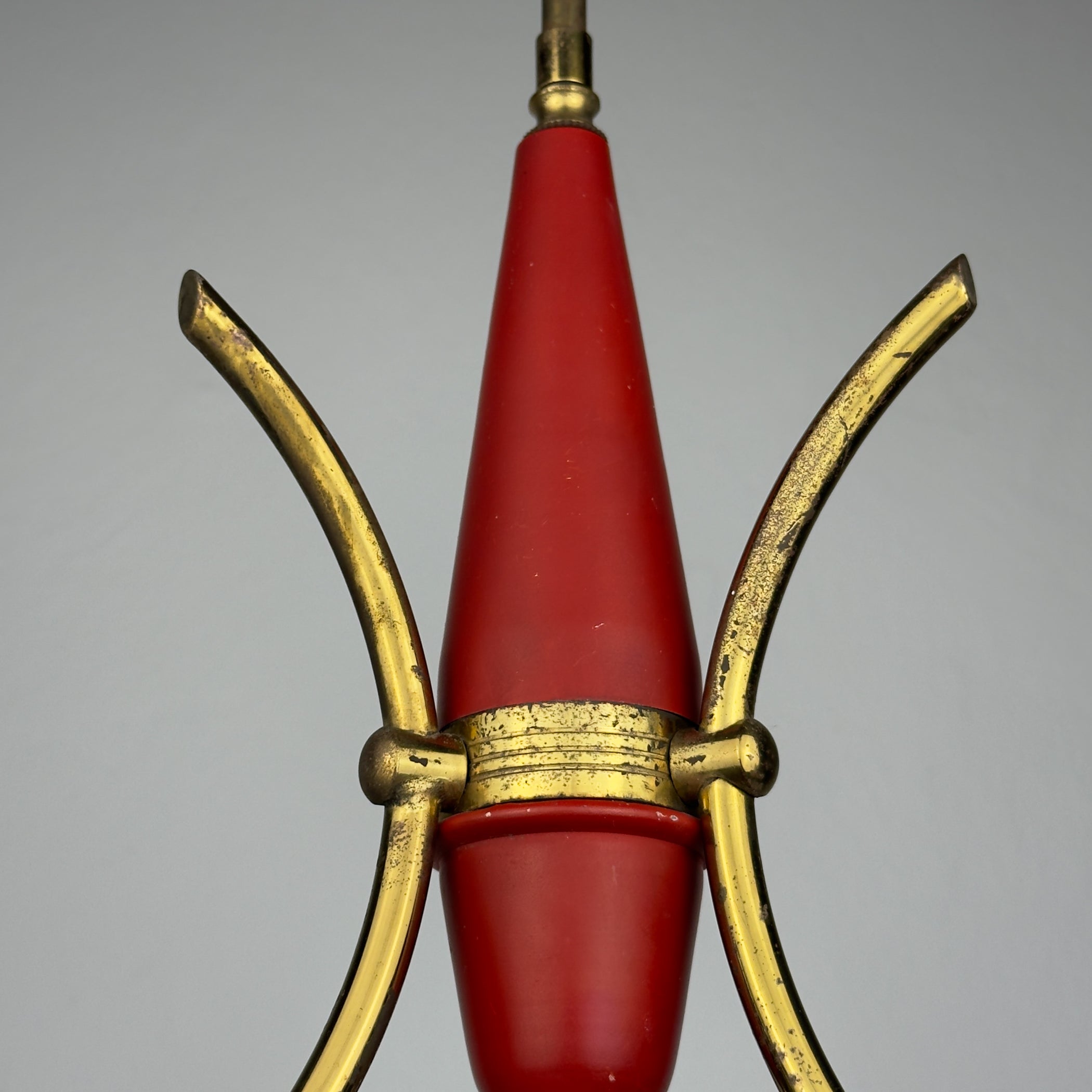 Mid-Century Stilnovo chandelier, Italy 1940-50s
