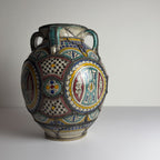 Vintage Moroccan Palatial Pottery Vase, Morocco 1930-50ss