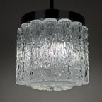 Vintage murano glass chandelier Tronchi by Toni Zuccheri for Venini, Italy 1960s
