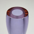 Vintage pink murano vase, Italy, 1970s