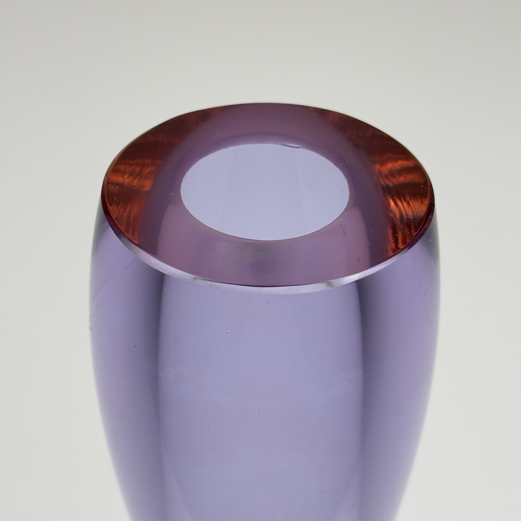 Vintage pink murano vase, Italy, 1970s