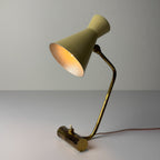 Vintage metal table lamp by Stilnovo, Italy 1950s