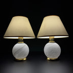 Vintage Murano Table Lamps, Italy 1970s, Set of 2