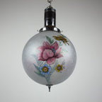 Vintage Pendant Light Flower, Italy 1960s