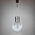 Vintage pendant lamp Membrane by Toni Zuccheri for Venini, Italy 1960s