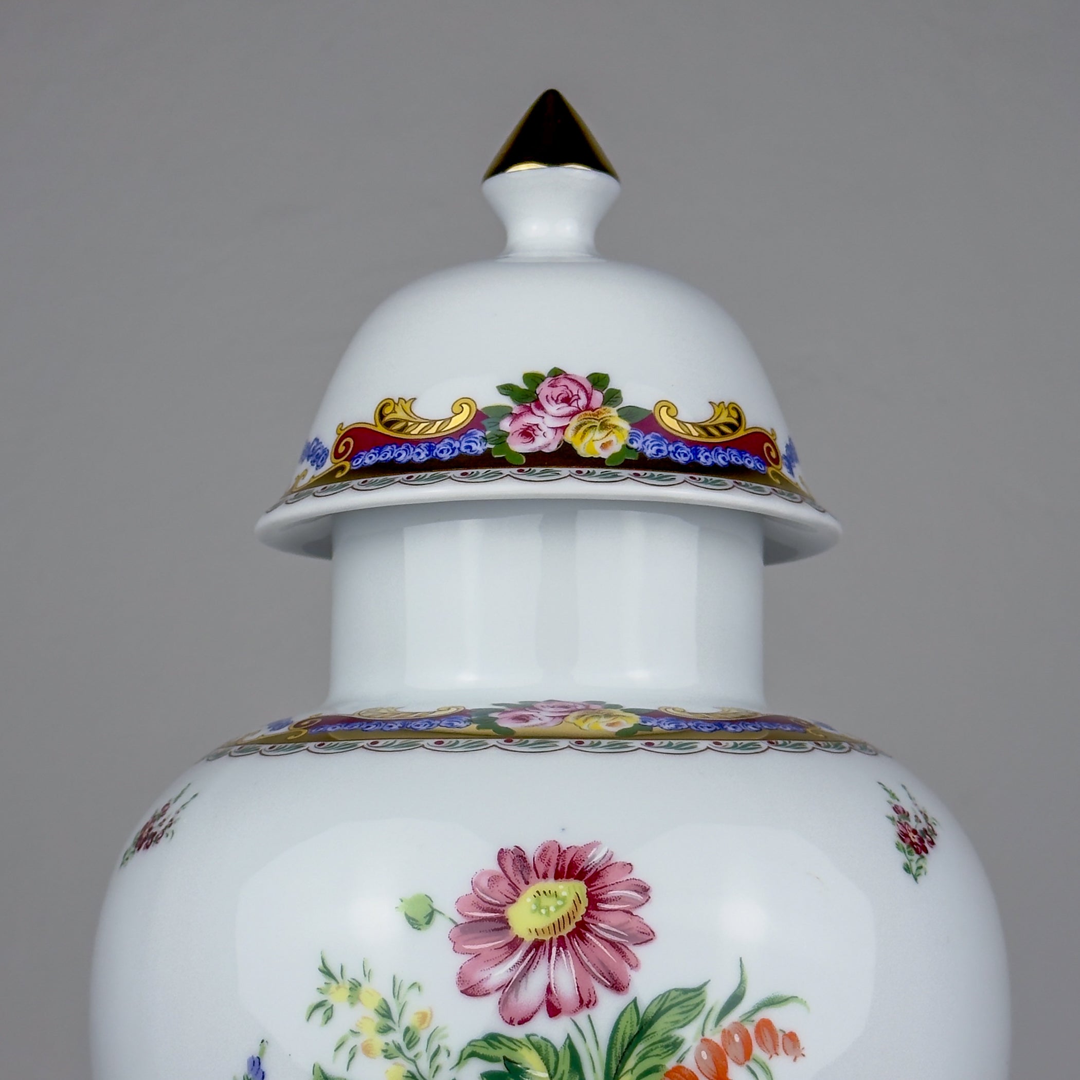 Vintage porcelain ginger jar by Limoges, France, 1970s