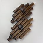 Vintage wooden hangers, Italy, 1970s, Set of 2