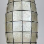 Vintage Capiz Shell Pendant Lamp, Italy 1960s