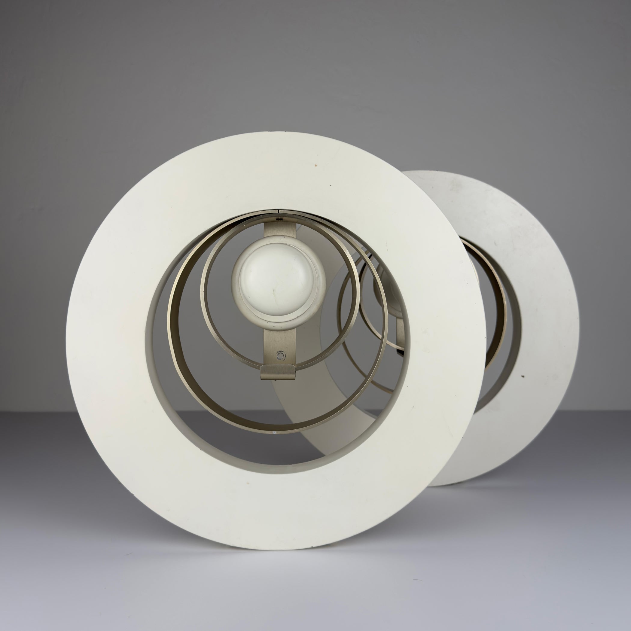 1 of 2 Mid-century wall hanger Space Age, Italy, 1970s, Vintage home decor