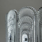 Vintage large crystal chandelier by Kaiser Leuchten, Germany 1960s