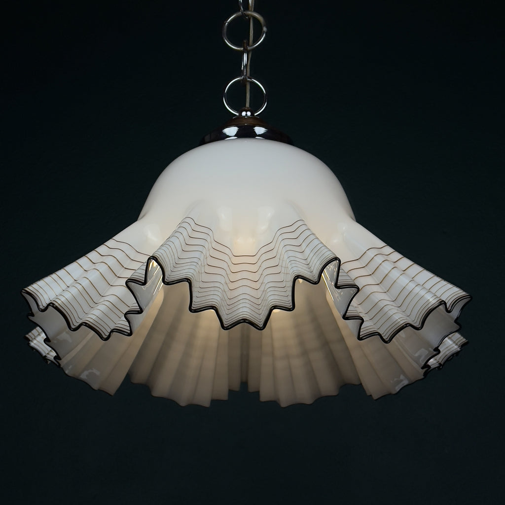 Vintage Murano pendant lamp by Vetreria De Majo, Italy 1970s