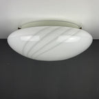 Large classic swirl murano glass ceiling or wall lamp Italy 1970s Retro home decor
