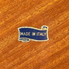 Vintage large wooden mirror, Italy 1970s