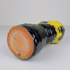 Vintage glazed pottery vase, Yugoslavia 1970s