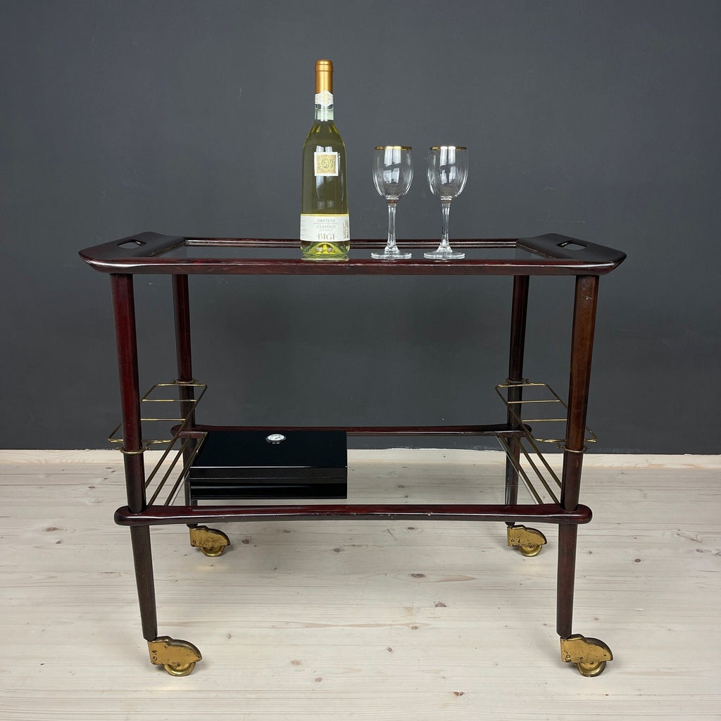 Ico Parisi Mid-Century Modern Bar Cart Trolley: Italian Design