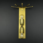 Vintage Murano wall lamp “Torciglioni” by AVMazzega, Italy 1970s,Mid-century Italian Lighting