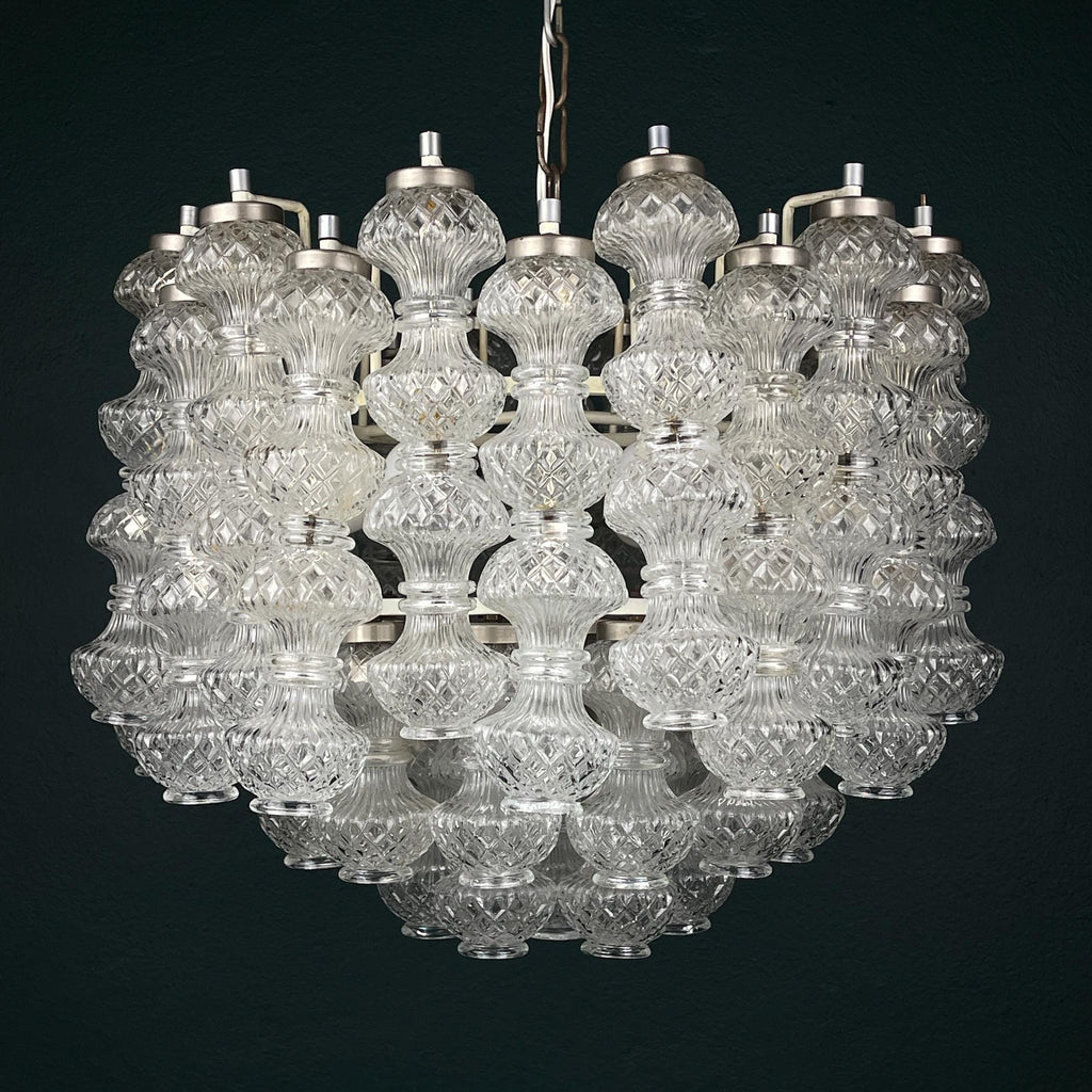 Murano chandelier by Flavio Poli for Seguso, Italy, 1960s