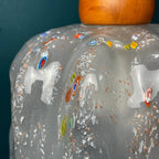 Vintage Murano Glass Pendant Lamp: Sylcom Italian Murrine Lighting