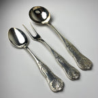 Vintage Silver Cutlery Set for 12 people, Italy, 1960s